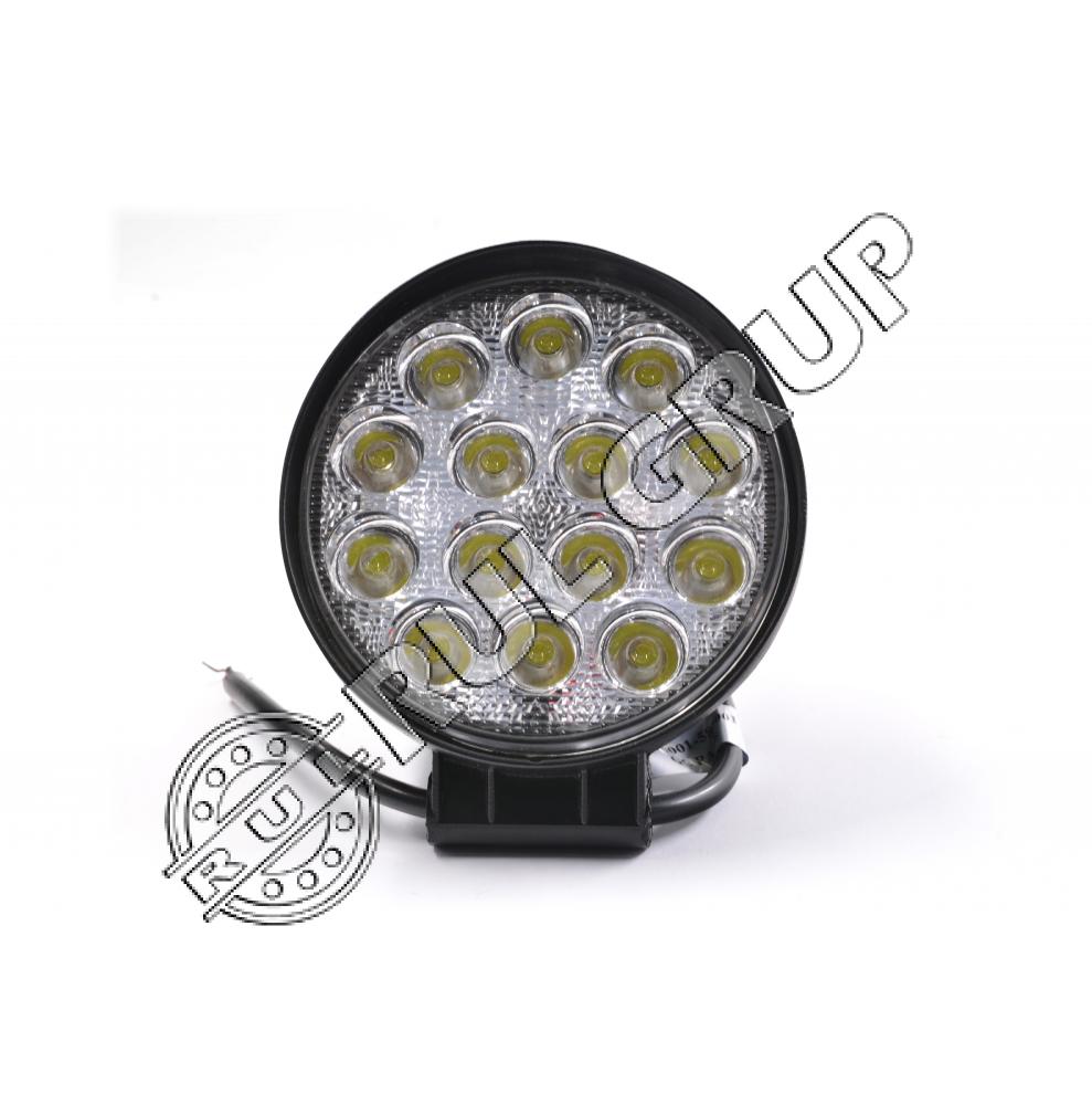 LAMPA PROIECTOR 14 LED 10-30V 42W ALBA ROTUNDA UNGHI RAD 60 BK69057F 